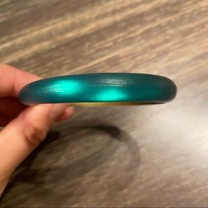 Alexis Bittar Tapered Bangle Teal